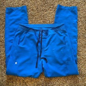 Royal blue fig scrub bottoms